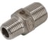 Ниппель резьбовой переходной нержавеющий NEWKEY AISI304 DN10 х DN8 (3/8 х 1/4), (CF8), PN16 набор 4 шт NAB4-NK-NMH10х8/4 1