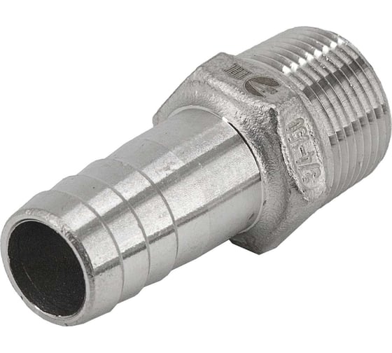 Штуцер елочка нержавеющий NEWKEY AISI304 DN20 x 20mm (3/4 x 20mm), (CF8), PN16, набор 2 шт NAB2-NK-FHN20x20/4
