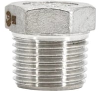 Заглушка Н/Р 6-ти гранная нержавеющая NEWKEY AISI304 DN10 (3/8), (CF8), PN16, набор 6 шт NAB6-NK-DT10/4