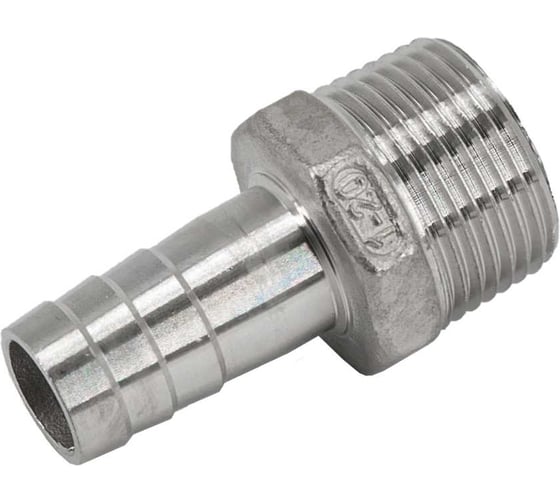 Штуцер елочка нержавеющий NEWKEY AISI304 DN25 x 20mm (1 x 20mm), (CF8), PN16 набор 2 шт. NAB2-NK-FHN25x20/4