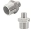 Ниппель резьбовой переходной нержавеющий NEWKEY AISI304 DN20 х DN10 (3/4 х 3/8), (CF8), PN16 набор 2 шт NAB2-NK-NMH20х10/4 1