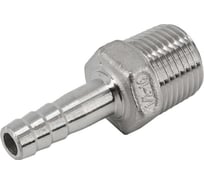Штуцер елочка нержавеющий NEWKEY AISI304 DN15 x 10mm (1/2 x 10mm), (CF8), PN16, набор 4 шт NAB4-NK-FHN15x10/4