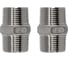 Ниппель резьбовой нержавеющий NEWKEY AISI316 DN20 (3/4), (CF8M), PN16, набор 2 шт NAB2-NK-NM20/6 1