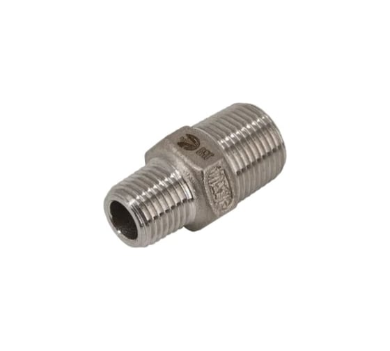 Ниппель резьбовой переходной нержавеющий NEWKEY AISI304 DN 8 х DN6 (1/4 х 1/8), (CF8), PN16, набор 6 шт NAB6-NK-NMH8х6/4 1