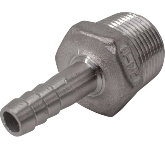 Штуцер елочка нержавеющий NEWKEY AISI304 DN20 x 10mm (3/4 x 10mm), (CF8), PN16, набор 2 шт NAB2-NK-FHN20x10/4