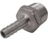 Штуцер елочка нержавеющий NEWKEY AISI304 DN20 x 10mm (3/4 x 10mm), (CF8), PN16, набор 2 шт NAB2-NK-FHN20x10/4 1