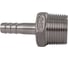 Штуцер елочка нержавеющий NEWKEY AISI304 DN20 x 10mm (3/4 x 10mm), (CF8), PN16, набор 2 шт NAB2-NK-FHN20x10/4 3