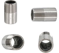 Ниппель NEWKEY приварной нержавеющий, AISI316 DN15 (1/2), (CF8M), PN16, набор 4 шт NAB4-NK-NE15/6