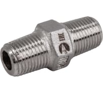 Ниппель NEWKEY резьбовой нержавеющий, AISI304 DN 6 (1/8), (CF8), PN16, набор 4 шт NAB4-NK-NM6/4