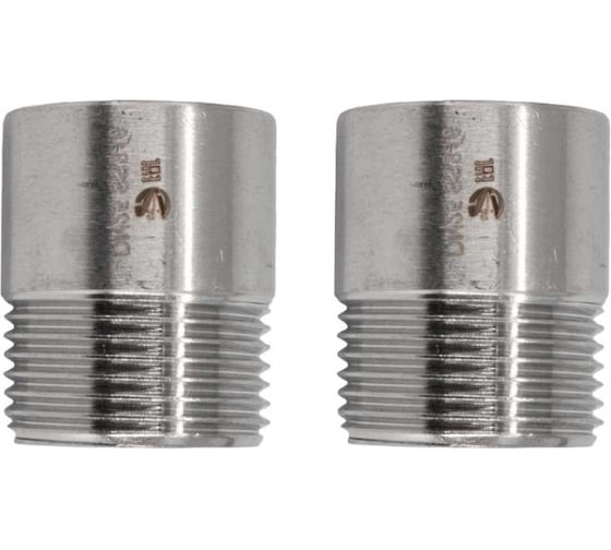 Ниппель NEWKEY приварной нержавеющий, AISI316 DN25 (1), (CF8M), PN16, набор 2 шт NAB2-NK-NE25/6 1