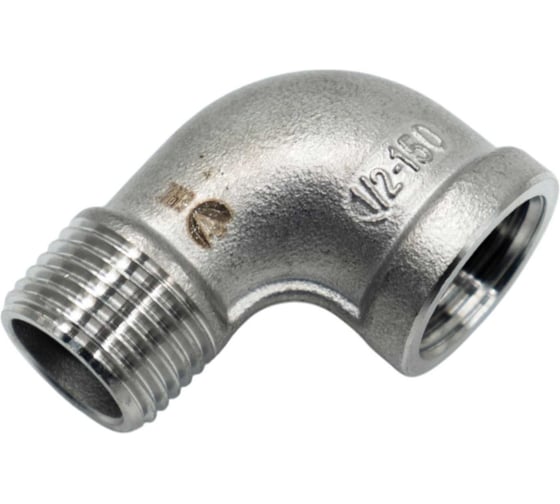 Отвод резьбовой NEWKEY вр/нр нержавеющий, AISI304 DN15 (1/2), (CF8), PN16 набор 2 шт NAB2-NK-FEDM15/4 1