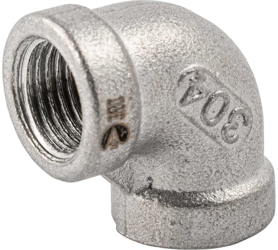 Отвод резьбовой NEWKEY вр/вр нержавеющий, AISI304 DN 8 (1/4), (CF8), PN16, набор 4 шт NAB4-NK-FEDD8/4 1