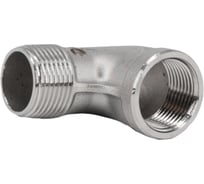 Отвод резьбовой NEWKEY вр/нр нержавеющий, AISI316 DN10 (3/8), (CF8M), PN16, набор 2 шт NAB2-NK-FEDM10/6