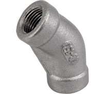 Отвод трубный резьбовой NEWKEY вр/вр 45 нержавеющий, AISI304 DN6 (1/8), (CF8), PN16, набор 4 шт NAB4-NK-FEDD45_6/4