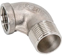 Отвод резьбовой NEWKEY вр/нр нержавеющий, AISI316 DN15 (1/2), (CF8M), PN16, набор 2 шт NAB2-NK-FEDM15/6