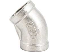 Отвод резьбовой NEWKEY вр/вр 45 нержавеющий, AISI304 DN15 (1/2), (CF8), PN16, набор 2 шт NAB2-NK-FEDD45_15/4