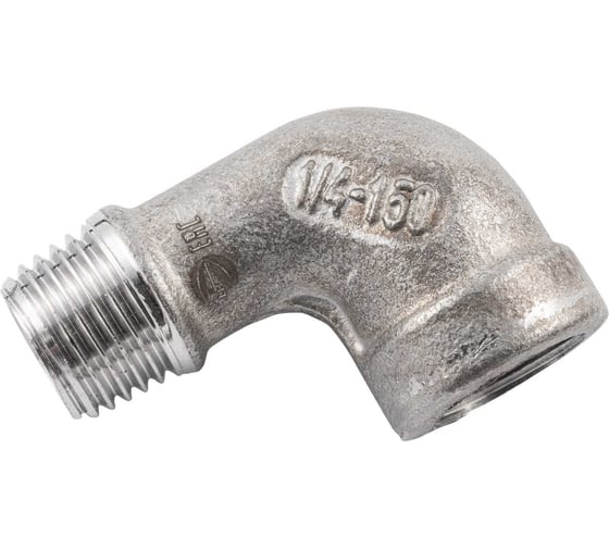 Отвод резьбовой NEWKEY вр/нр нержавеющий, AISI304 DN 8 (1/4), (CF8), PN16, набор 3 шт NAB3-NK-FEDM8/4