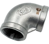 Отвод резьбовой NEWKEY вр/вр нержавеющий, AISI304 DN20 (3/4), (CF8), PN16 набор 2 шт NAB2-NK-FEDD20/4