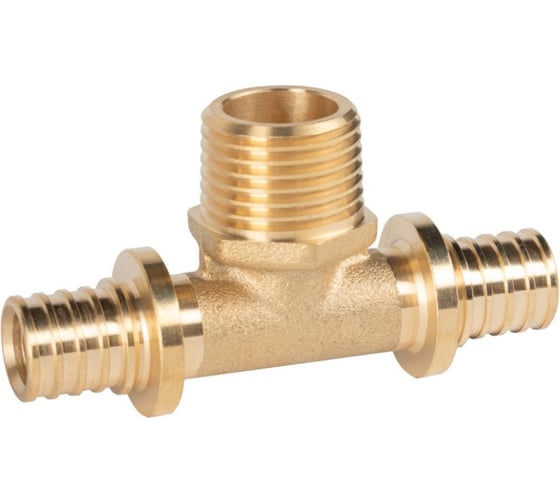 Аксиальный Тройник RITABLE с наружной резьбой, латунь, 20х1/2х20 110171004201220