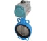 Затвор дисковый межфланцевый чугунный NEWKEY DN150 (6), с двусторонним пневмоприводом AT63D NK-DZi150*PPD63 1