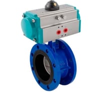 Затвор дисковый межфланцевый чугунный NEWKEY DN 200 (8), с односторонним пневмоприводом AT105S NK-DZiF200*AT105S