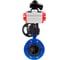 Затвор дисковый GGG40-304-EPDM-2W-F-H Ду200 Ру16 пневмопривод DA-140, БКВ LSB-210, ручной дублёр HDM-4 DN.ru D050-56407 1