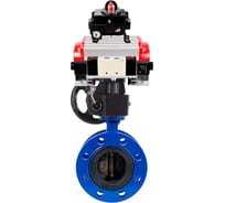 Затвор дисковый GGG40-304-EPDM-2W-F-H Ду65 Ру16, пневмопривод DA-105, пневмораспределитель (2EM) 220VAC, БКВ LSB-410, ручной дублёр HDM-3 DN.ru D050-56430