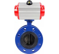 Затвор дисковый GGG40-304-EPDM-2W-F-H Ду100 Ру16 фланцевый, пневмопривод SA-140 с возвратными пружинами DN.ru D050-56327