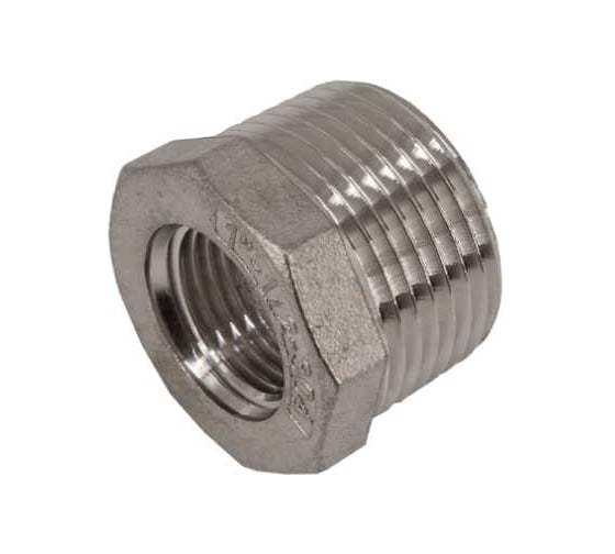 Футорка NEWKEY нержавеющая, AISI304 DN25 x DN15 (1 x 1/2), (CF8), PN16, набор 2 шт NAB2-NK-FHB25x15/4