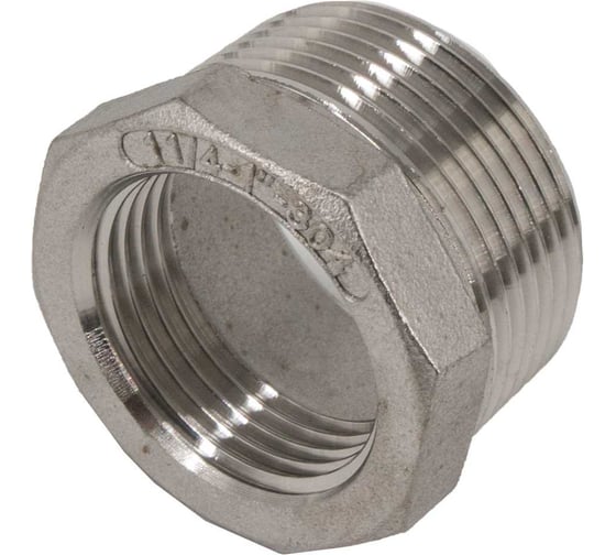 Футорка NEWKEY нержавеющая, AISI304 DN32 x DN25 (1_1/4 x 1), (CF8), PN16, набор 2 шт NAB2-NK-FHB32x25/4