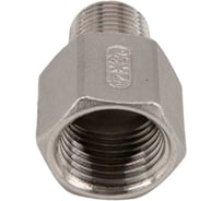 Футорка обратная NEWKEY нержавеющая, AISI304 DN15 x DN10 (1/2 x 3/8), (CF8), PN16, набор 2 шт NAB2-NK-FHBN15x10/4