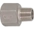 Футорка обратная NEWKEY нержавеющая, AISI304 DN15 x DN10 (1/2 x 3/8), (CF8), PN16, набор 2 шт NAB2-NK-FHBN15x10/4 3
