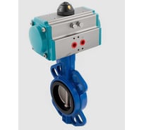 Затвор дисковый межфланцевый NEWKEY чугунный, DN125 (5), с односторонним пневмоприводом AT83S NK-DZi125*AT83S