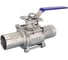 Кран шаровой DN.ru 304-304-PTFE-W-ISO-H Ду40 Ру40 полнопроходной, 3-составной, под приварку, с рукояткой D160-53629 1