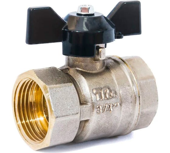 Шаровой кран Terma NEOS 3/4", в/в, бабочка 26027 1