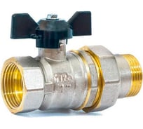 Шаровой кран Terma NEOS 1", с американкой, бабочка 26037