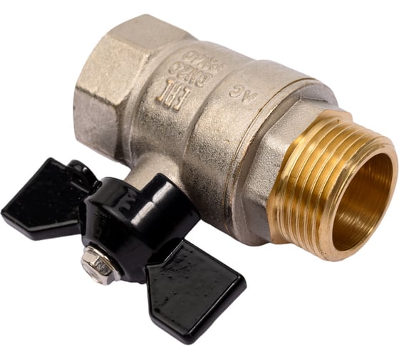 Шаровой кран Terma NEOS 3/4", в/н, бабочка 26029