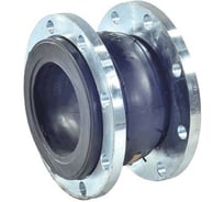 RUTEMPО Компенсатор резиновый антивибрационный EPDM Ду 50 Ру10/16 фл L=105мм сжатие/растяж 10/6 мм RUTEMPO 129-1943