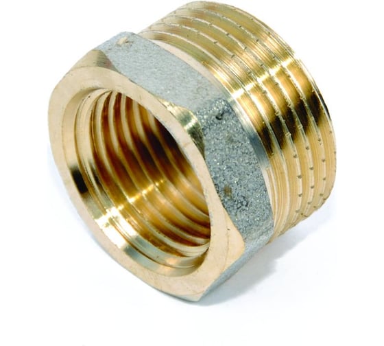 Футорка SMT ВР-НР 3/4''х1-1/4'' (ник-жел), 658NY0512 1
