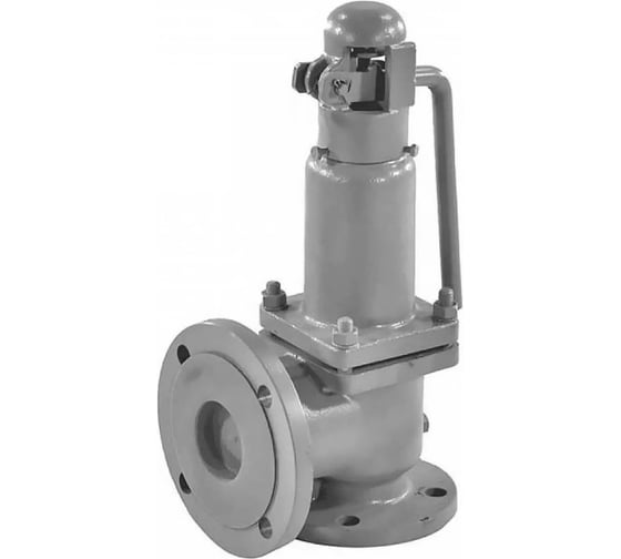 Клапан предохранительный DN.ru 17с28нж 25Л-20Х13-M-F Ду80/100 Ру16 настройка 8-10 бар D120-02103 1