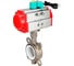 Затвор дисковый DN.ru 304-304-PTFE-2W-Fb-H Ду150 Ру16 пневмопривод DA-105, магнитный переключатель МППП-200 D050-84805 1