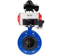 Затвор дисковый DN.ru GGG40-304-EPDM-2W-F-H Ду200 Ру16 пневмопривод DA-140, пневмораспределитель 220VAC, БКВ LSB-210 D050-56125