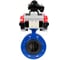 Затвор дисковый DN.ru GGG40-304-EPDM-2W-F-H Ду200 Ру16 пневмопривод DA-140, пневмораспределитель (2EM) 220VAC, БКВ LSB-210 D050-56150 1