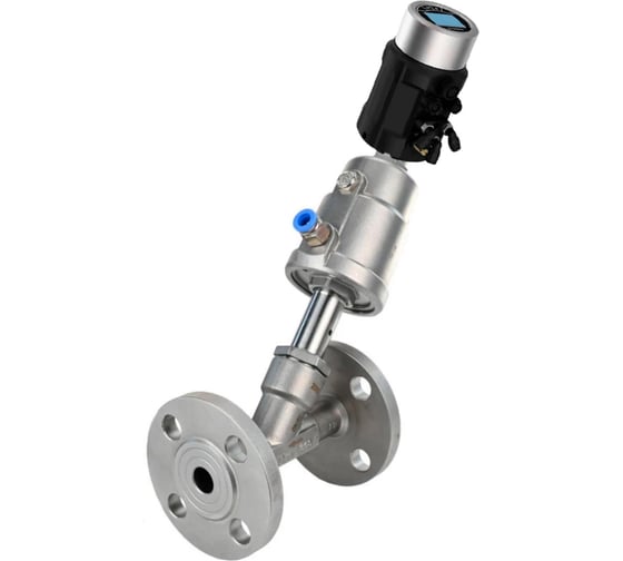 Клапан отсечной пневматический DN.ru 316-316-PVF Ду25 Ру16, ЭИП IEVP-1600 (ход 5-25мм) D110-00373 1