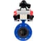 Затвор дисковый DN.ru GGG40-304-EPDM-2W-F-H Ду100 Ру16 пневмопривод DA-105, пневмораспределитель (2EM) 220VAC, БКВ LSB-210 D050-56147 1
