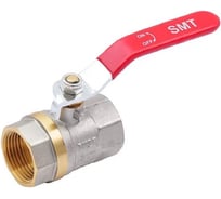 Шаровой кран SMT 1FxF красная ручка (никель-железо) 520NY6610R