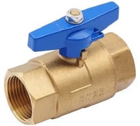 Шаровой кран SMT ADN 1 FxF синяя бабочка 562H6610BB