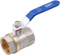 Шаровой кран SMT 1FxF синяя ручка (никель-железо) 520NY6610B