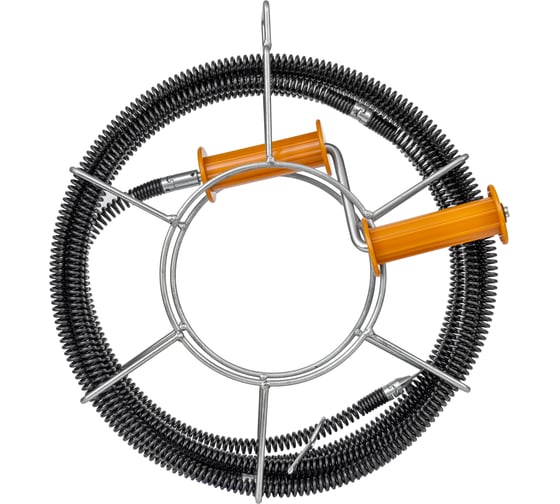 Набор для прочистки канализации КРОКОЧИСТ до 110 мм, 15 метров