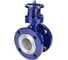Затвор дисковый DN.ru с тройным эксцентриком WCB-304-M-F-ISO Ду350 Ру25 фланцевый, голый шток D050-85808 1